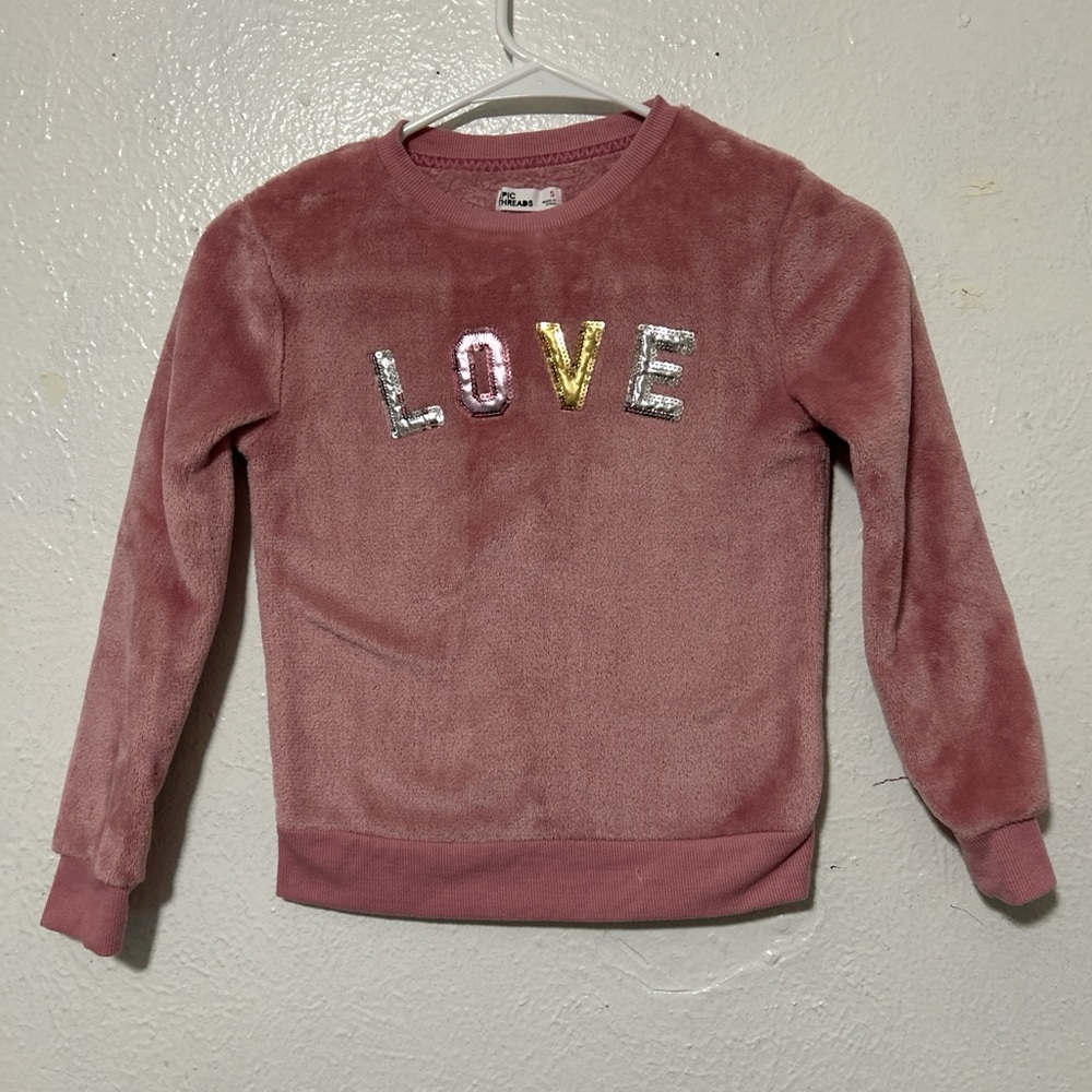 Epic Threads Pink Fleece Pullover